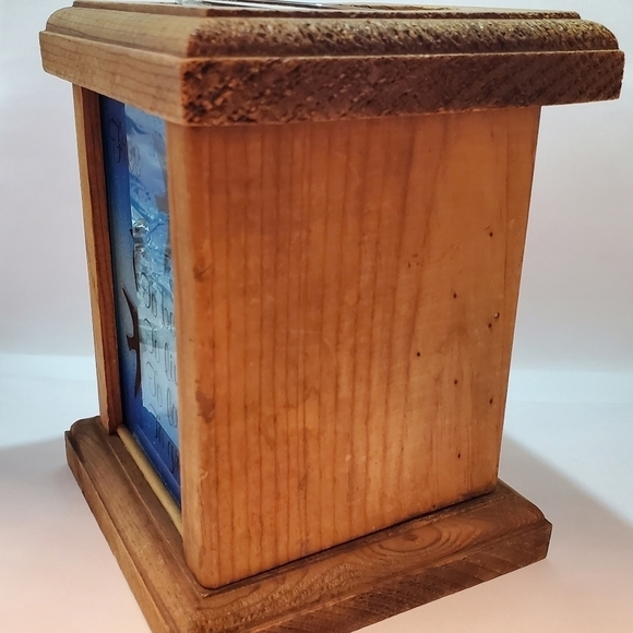 Vintage 1977 Wooden Candle Holder By Three Bears Irving Texas - Picture 2 of 7